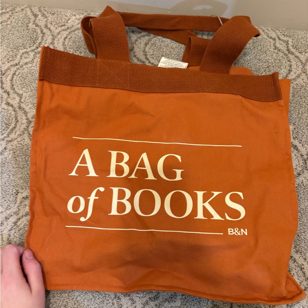 Orange Tote Bag with B&N Logo